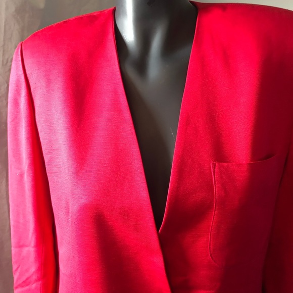 VINTAGE SILK 2piece SUIT - Picture 11 of 15